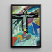 Christ crucifié - Wassily Kandinsky — inramlat konstverk på väggen