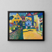 Allée verte à Murnau - Wassily Kandinsky — inramlat konstverk på väggen