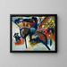 Impression IV: Gendarme - Wassily Kandinsky — inramlat konstverk på väggen