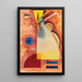 Entrelacement - Wassily Kandinsky — inramlat konstverk på väggen