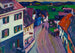 Murnau Vy från fönstret på Griesbräu - Wassily Kandinsky — vy av konstverket