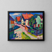 Murnau - Wassily Kandinsky — inramlat konstverk på väggen