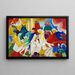 Orientaliskt målning - Wassily Kandinsky — inramlat konstverk på väggen
