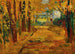 Parc de Saint-Cloud Höst I - Wassily Kandinsky — vy av konstverket