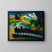 Tågspår nära Murnau - Wassily Kandinsky — inramlat konstverk på väggen