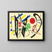 Réciproque - Wassily Kandinsky — inramlat konstverk på väggen