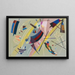Oskapat målning - Wassily Kandinsky — inramlat konstverk på väggen