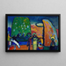 Studie om improvisation nr 2 Begravningsmarsch - Wassily Kandinsky — inramlat konstverk på väggen