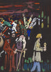 Studie om panik - Wassily Kandinsky — inramlat konstverk på väggen