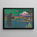L'Björnen - Wassily Kandinsky — inramlat konstverk på väggen