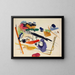 Oskapat målning - Wassily Kandinsky — inramlat konstverk på väggen
