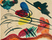 med tre ryttare - Wassily Kandinsky — vy av konstverket