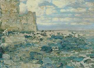Wenzel Radimsk - Am Meeresstrand Felsklippen.webp