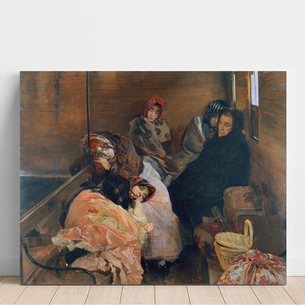 Reproduktion av målningen White Slave Trade - Joaquín Sorolla