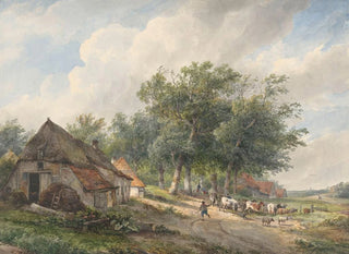 Wijnand Nuijen - Landschap met boerderijen en vee.webp