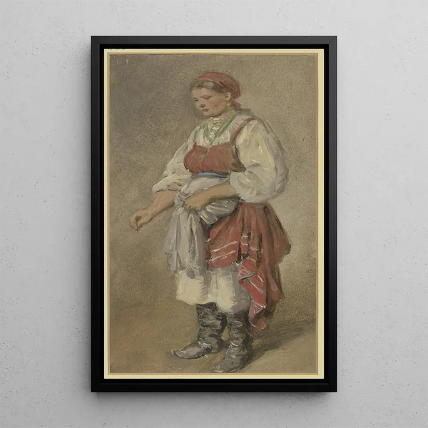 Wilhelm Amandus Beer - Junge Russin Hhner ftternd.webp