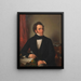 Franz Schubert kompositör - Wilhelm August Rieder — inramlat konstverk på väggen