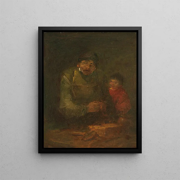 Wilhelm Busch - Sogenannte Arbeitspause Der schmerzende Daumen.webp