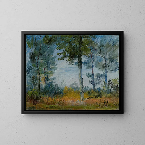 Lisière de forêt - Wilhelm Busch — inramlat konstverk på väggen