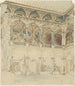 Cour de l'École des Beaux-Arts de Paris - Wilhelm Cornelis Bauer — vy av konstverket