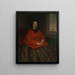 Portrait av Ida Baronne von Kettner född Baronne von Fischer - Wilhelm Füssli — inramlat konstverk på väggen