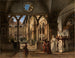 Cloître avec procession de Trinitaires - Wilhelm Gail — vy av konstverket