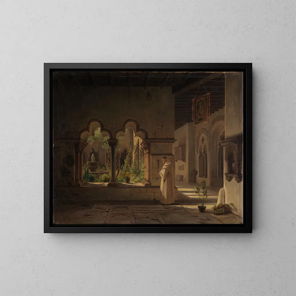 Cloître de San Pablo à Barcelone - Wilhelm Gail — inramlat konstverk på väggen