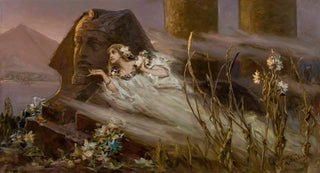 Wilhelm Kotarbiski - Sphinx and a woman phantom.webp