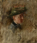Tête de fille - Wilhelm Leibl — vy av konstverket
