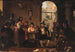 D'une osteria romaine Fumeurs de pipe et femmes italiennes - Wilhelm Marstrand — vy av konstverket