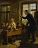 Le maître d'école - Wilhelm Schütze — vy av konstverket