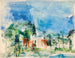 Château aux tours rouges - Wilhelm Thöny — vy av konstverket