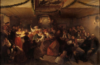 Wilhelm Wallander - A Wedding Party from Vingker.webp