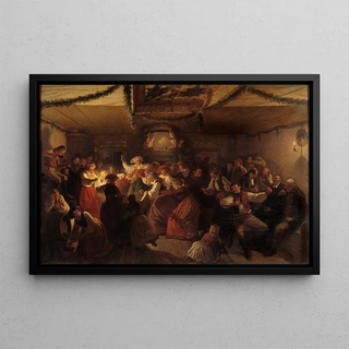 Wilhelm Wallander - A Wedding Party from Vingker.webp