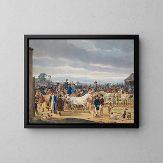 Wilhelm von Kobell - Horse market.webp