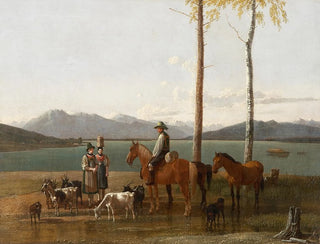 Wilhelm von Kobell - Morning at the Tegernsee.webp