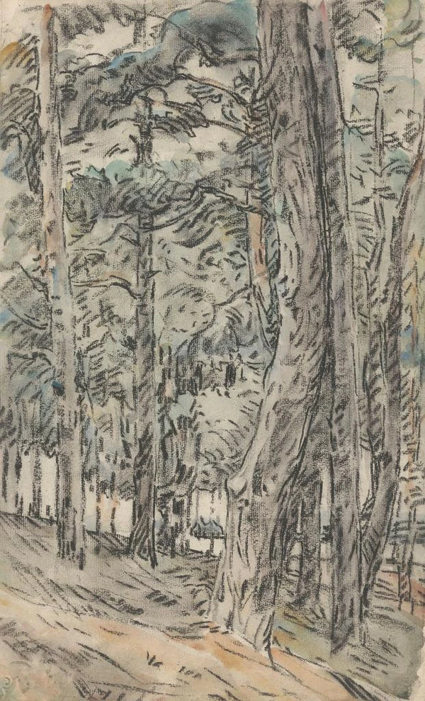 Wilhelmus Johannes Steenhoff - Boslandschap.webp