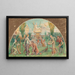 Le jardin de Diane - Will Hicock Low — inramlat konstverk på väggen