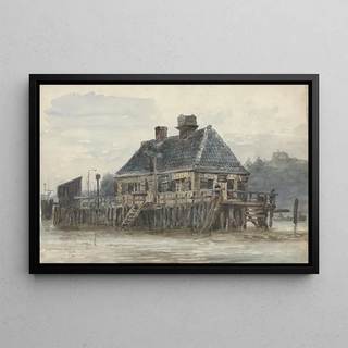 Willem Anthonie van Deventer - Huis op een steiger.webp