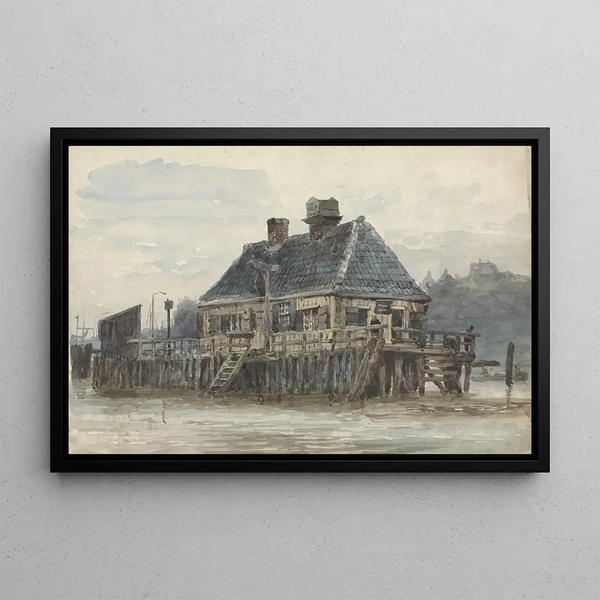 Willem Anthonie van Deventer - Huis op een steiger.webp