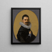 Portrait av en man - Willem Cornelisz. Duyster — inramlat konstverk på väggen