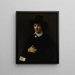 Portrait av en man - Willem Drost — inramlat konstverk på väggen