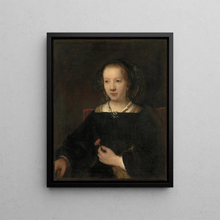 Willem Drost - Young Woman with a Carnation.webp