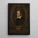 Cornelis Fransz Eversdijck 1586-1666 Matematikern Kassören för Zeeland - Willem Eversdijck — inramlat konstverk på väggen