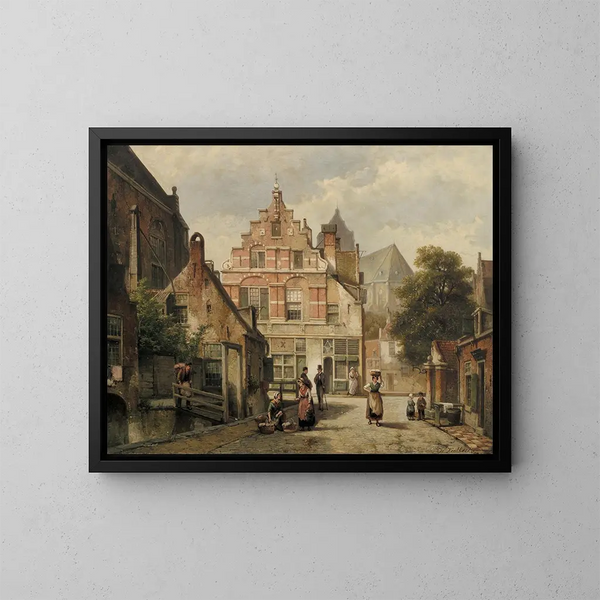 Amsterdam - Willem Koekkoek — inramlat konstverk på väggen