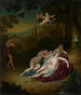 Cimon och Iphigénie - Willem van Mieris — vy av konstverket