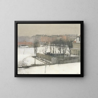 Willem Witsen - Gezicht op het Oosterpark in de sneeuw.webp