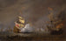 Bataille Navale des Guerres Anglo-Néerlandaises - Willem van de Velde le Jeune — vy av konstverket