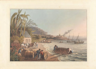 William A V Clark - Carting and putting SugarHogsheads on board.webp