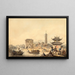 Les faubourgs d'une ville chinoise - William Alexander — inramlat konstverk på väggen